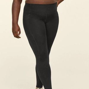 Girlfriend Collective Black Compressive Pocket Legging - Black M full length